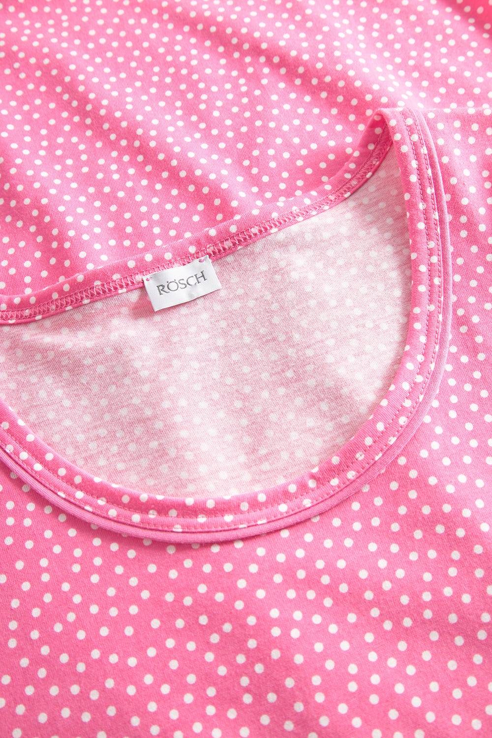 Rösch Nachthemd im Tupfendruck Pink 100% Baumwolle Rabatte dieses Monats