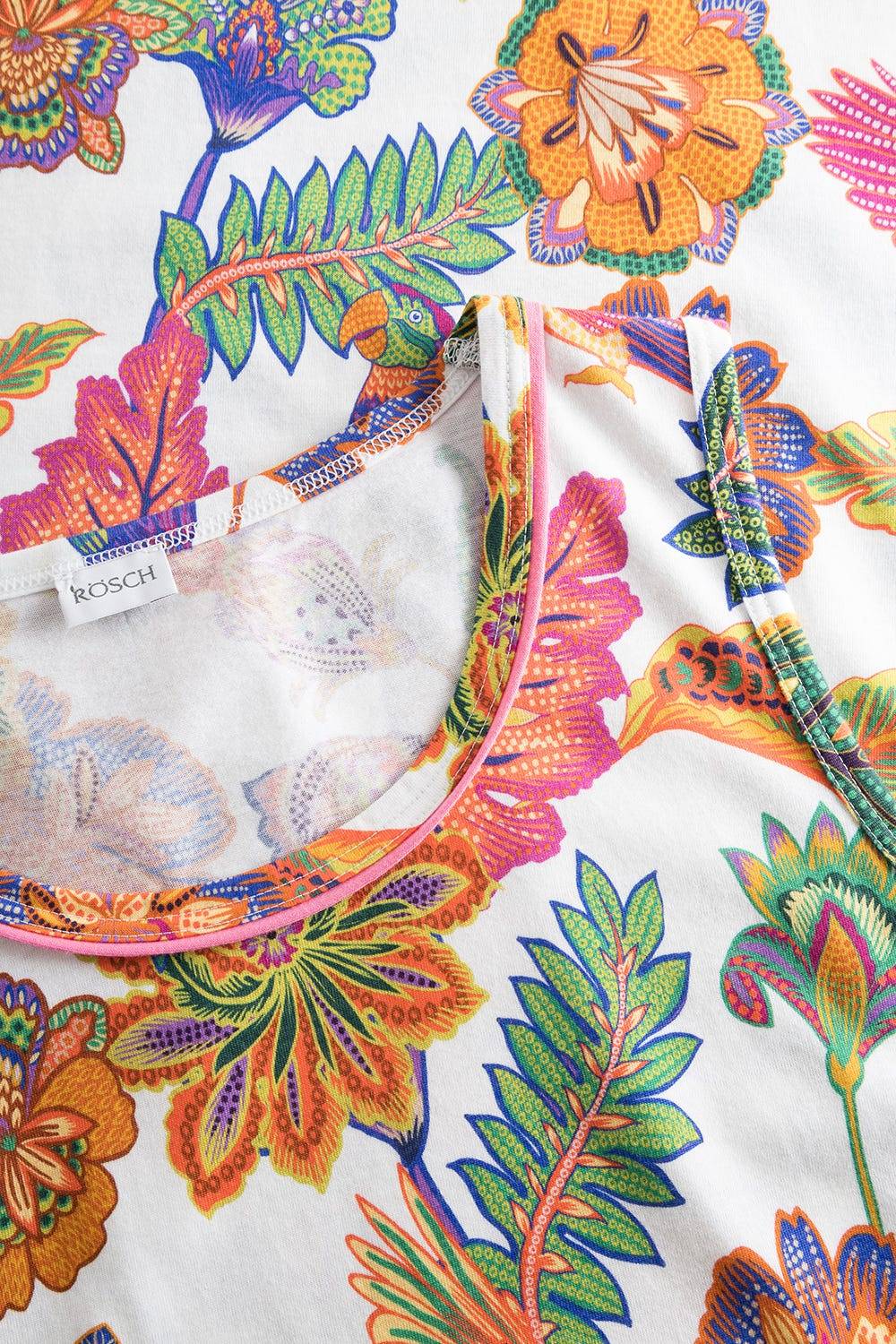 Rösch Nachthemd Ärmellos mit Blumenprint exotisch Baumwolle/Modal Online