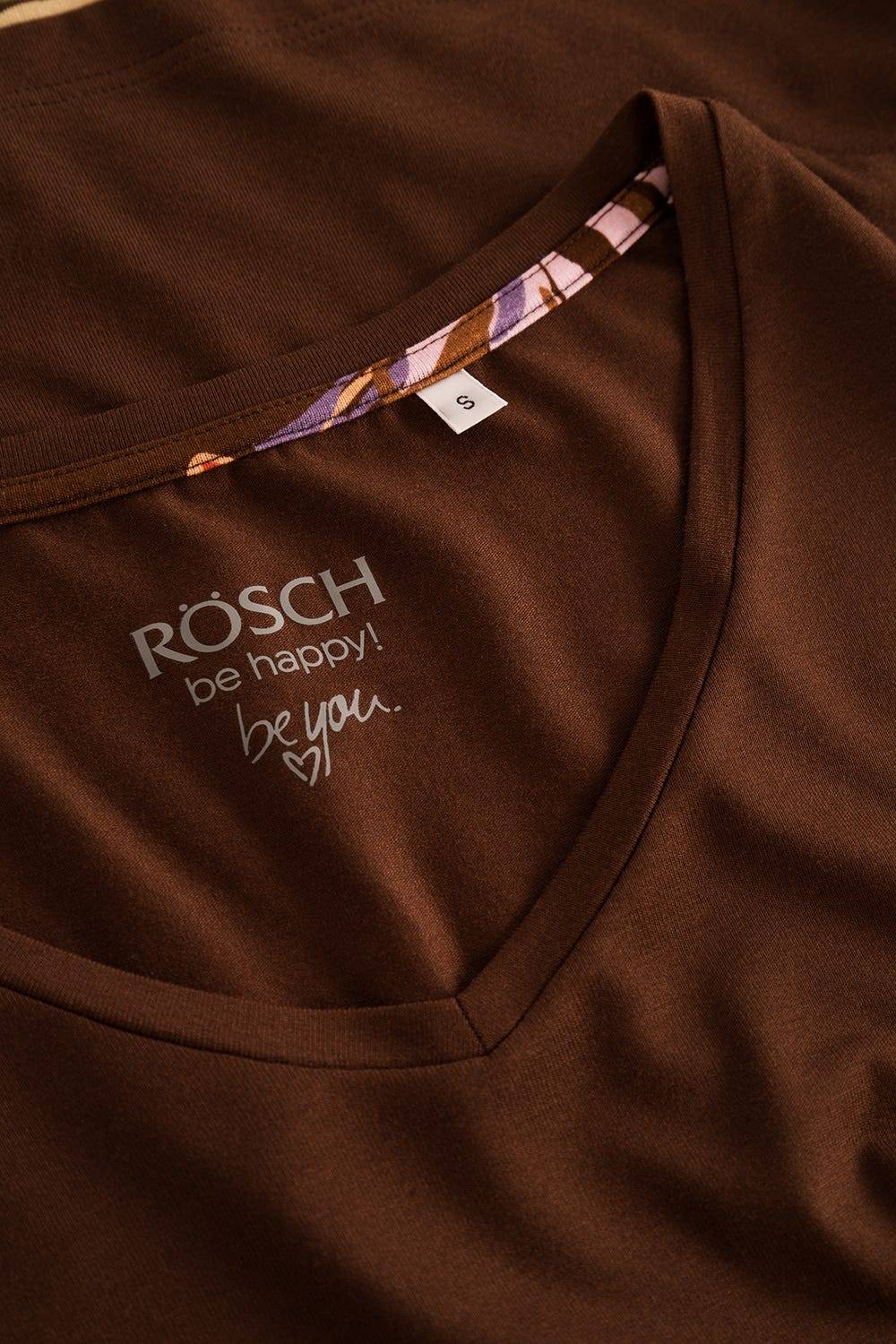 Rösch Shirt mit V-Ausschnitt angenähte Stufe Viskose/Elasthan Limitierter Zeitrabatt