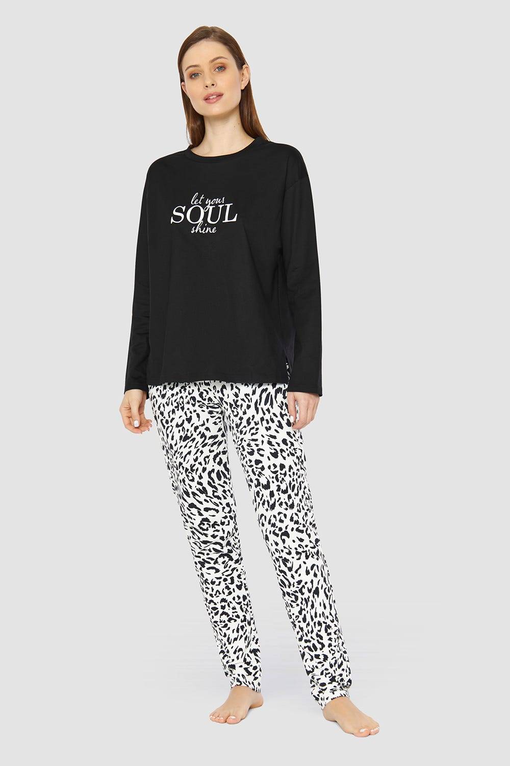 Rösch Shirt mit Schriftzug &quot;let your soul shine&quot; 100% Baumwolle Versandkostenfrei