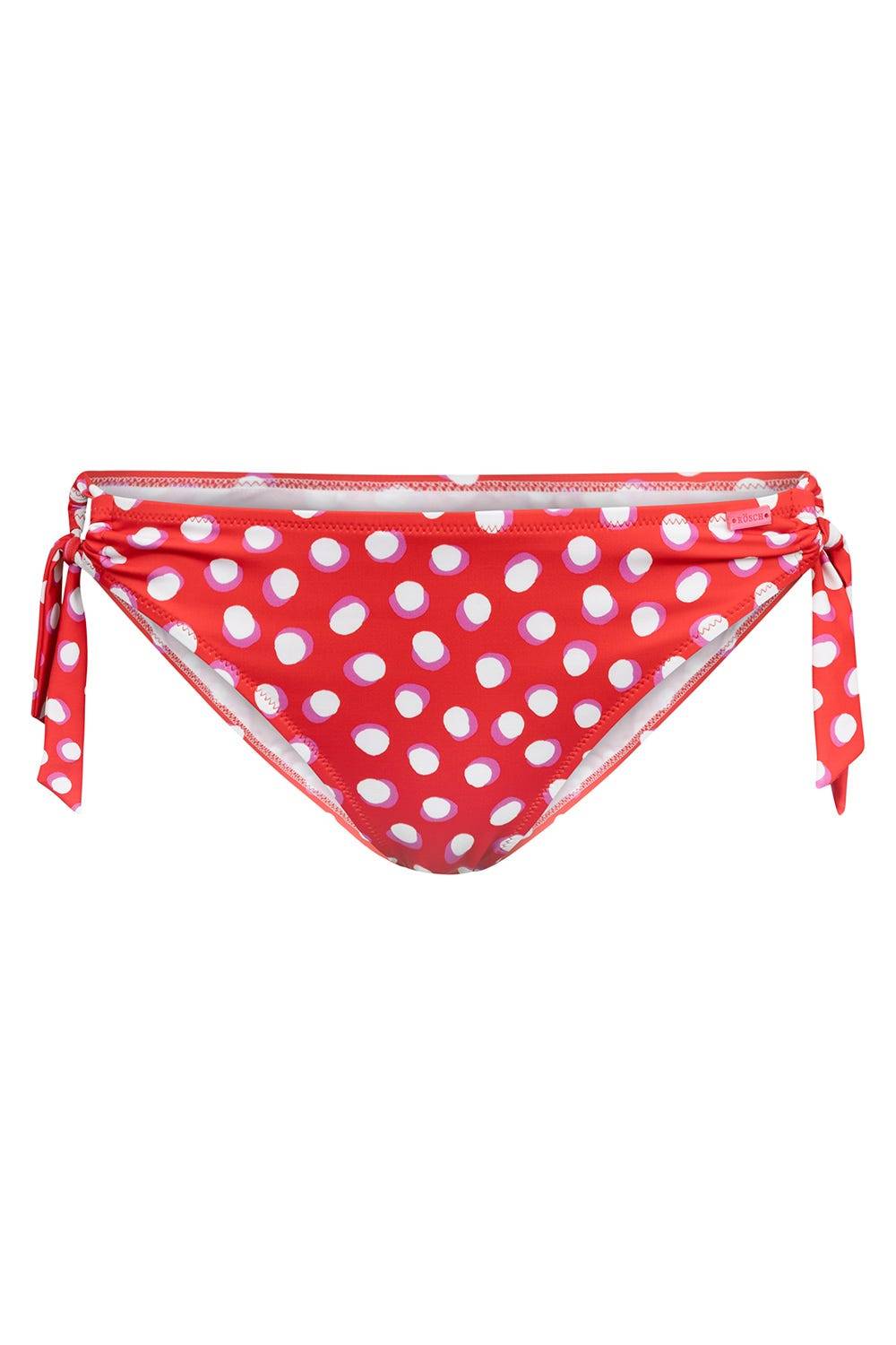 Rösch Bikini-Hose im Retro-Tupfendruck Rot-Weiß zum Binden Jubiläumsangebot