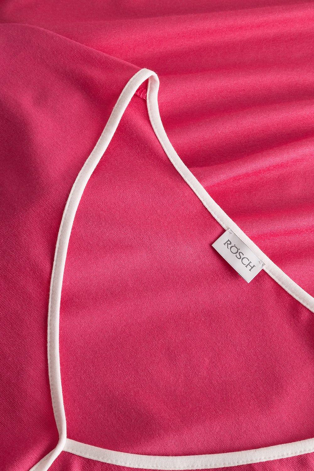 Rösch Strandkleid Kurzarm mit Kontrast-Paspeln Viskose/Elasthan Zeitlich begrenztes Angebot