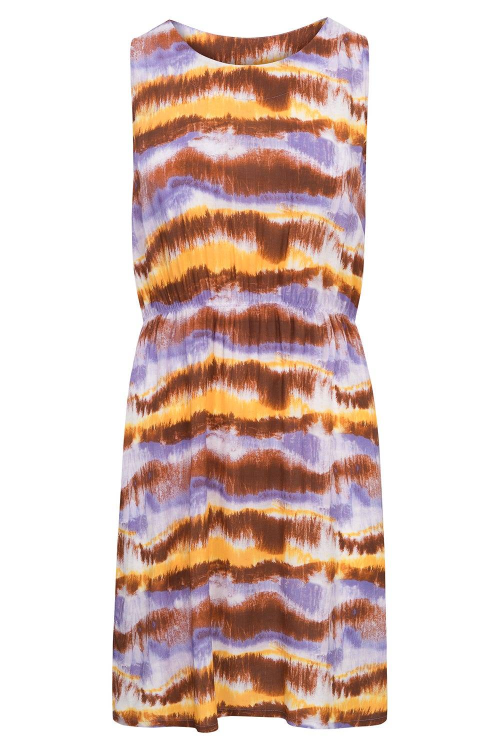 Rösch Trägerkleid im Batikdruck moderne Streifen im Webdruck 100% Viskose Riesige Ersparnisse