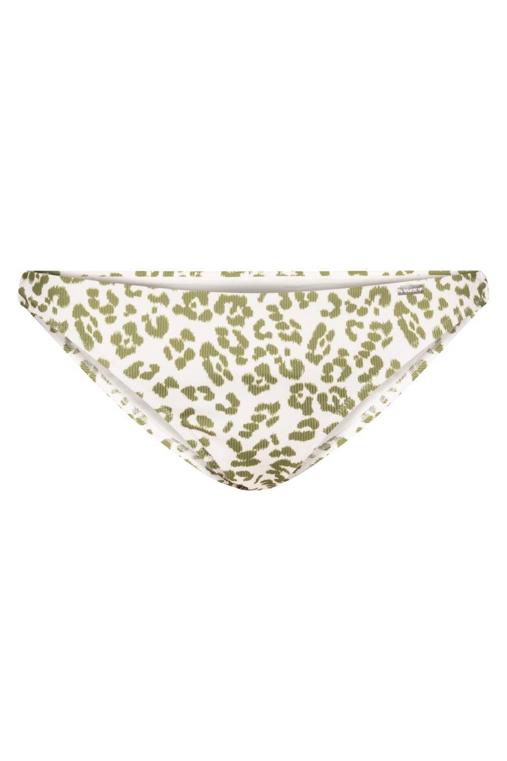 Rösch Bikini Hose im Leo-Druck Grün-Weiß Rippstruktur Animalprint Mix und Match Lycra Bis zu 65% Rabatt