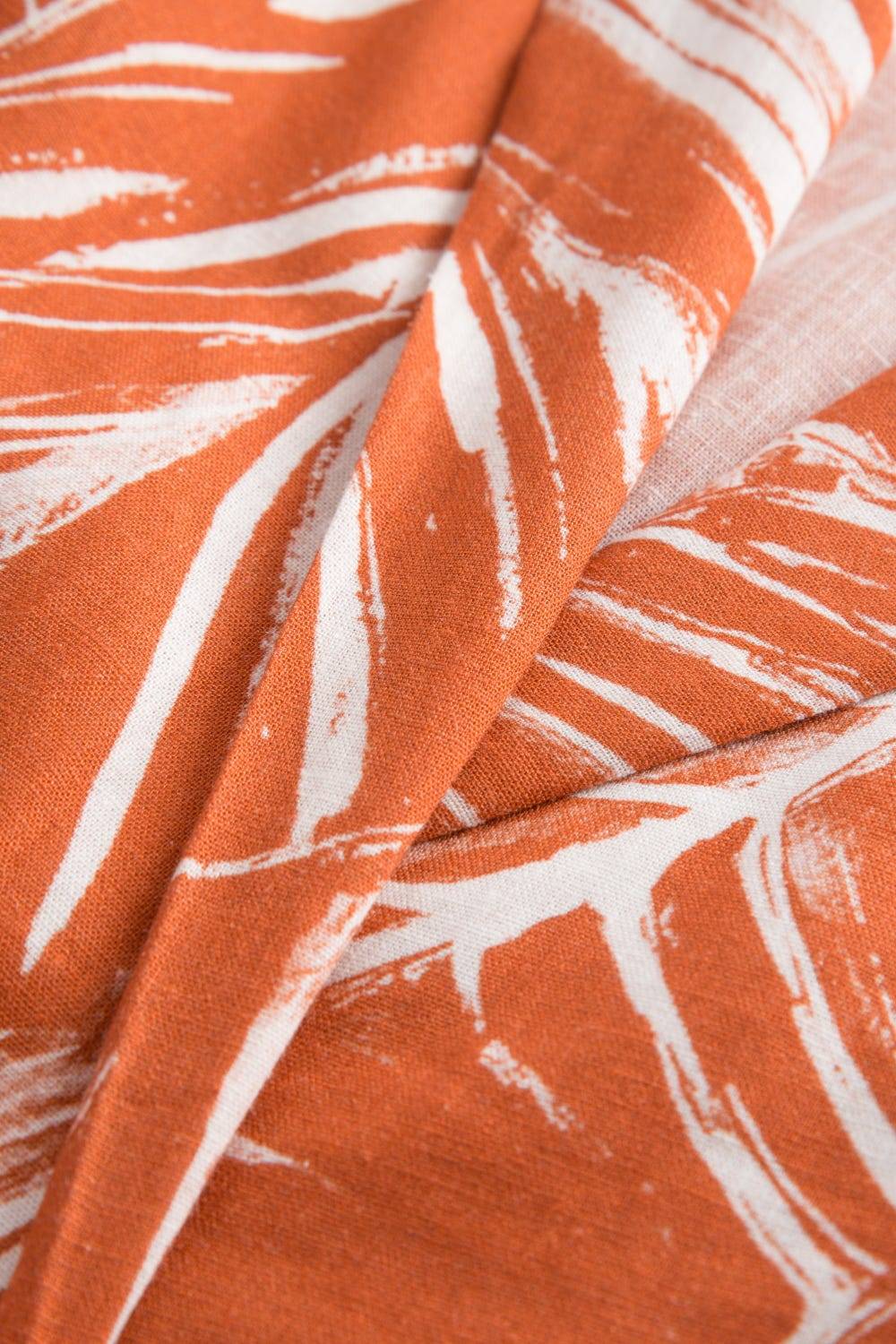Rösch Freizeitkleid im sommerlichen Blätter-Druck Wickelform Leinen/Viskose Bis zu 55% Rabatt