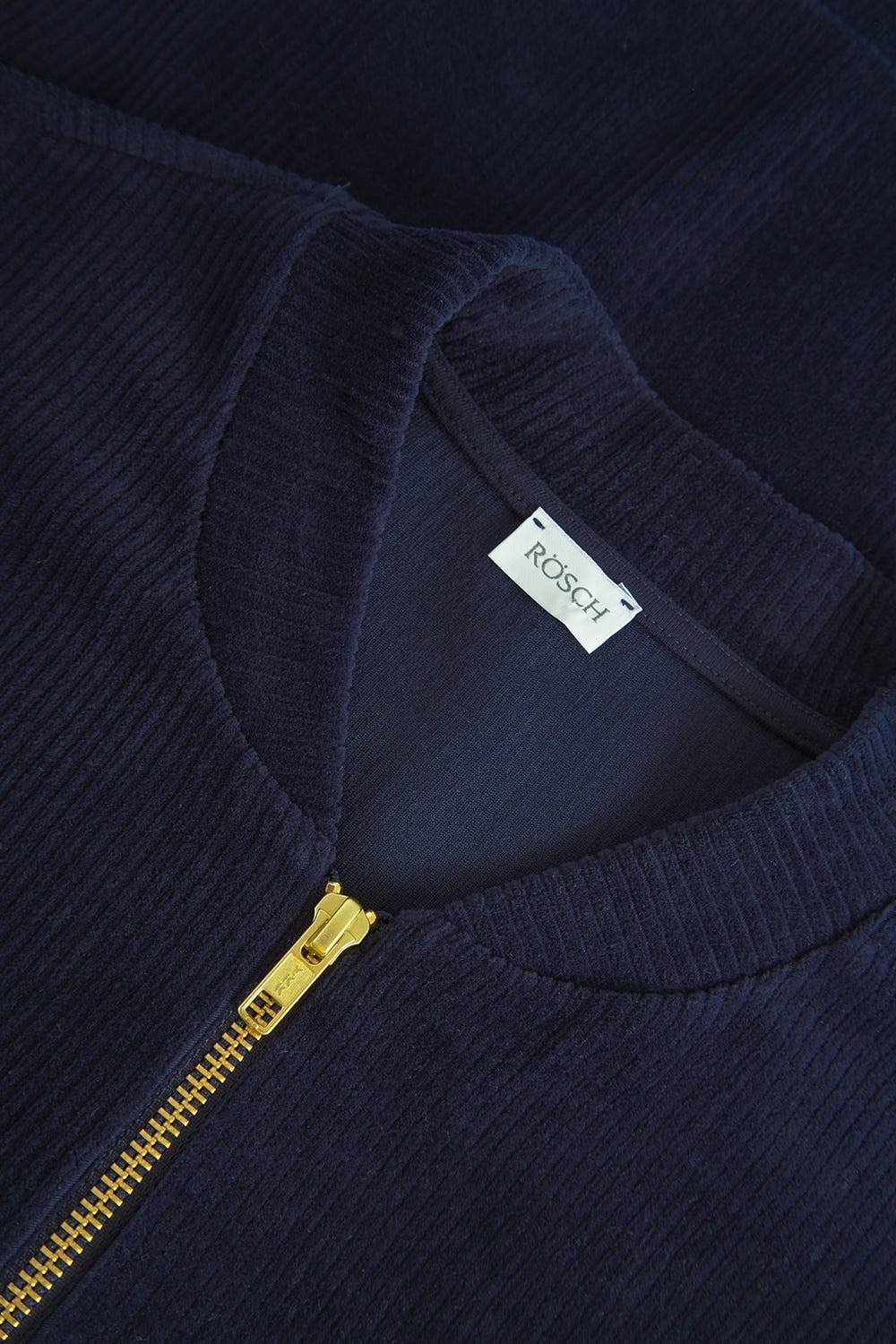 Rösch Hausanzug in Nachtblau aus Cord Baumwolle/Polyester Günstig kaufen