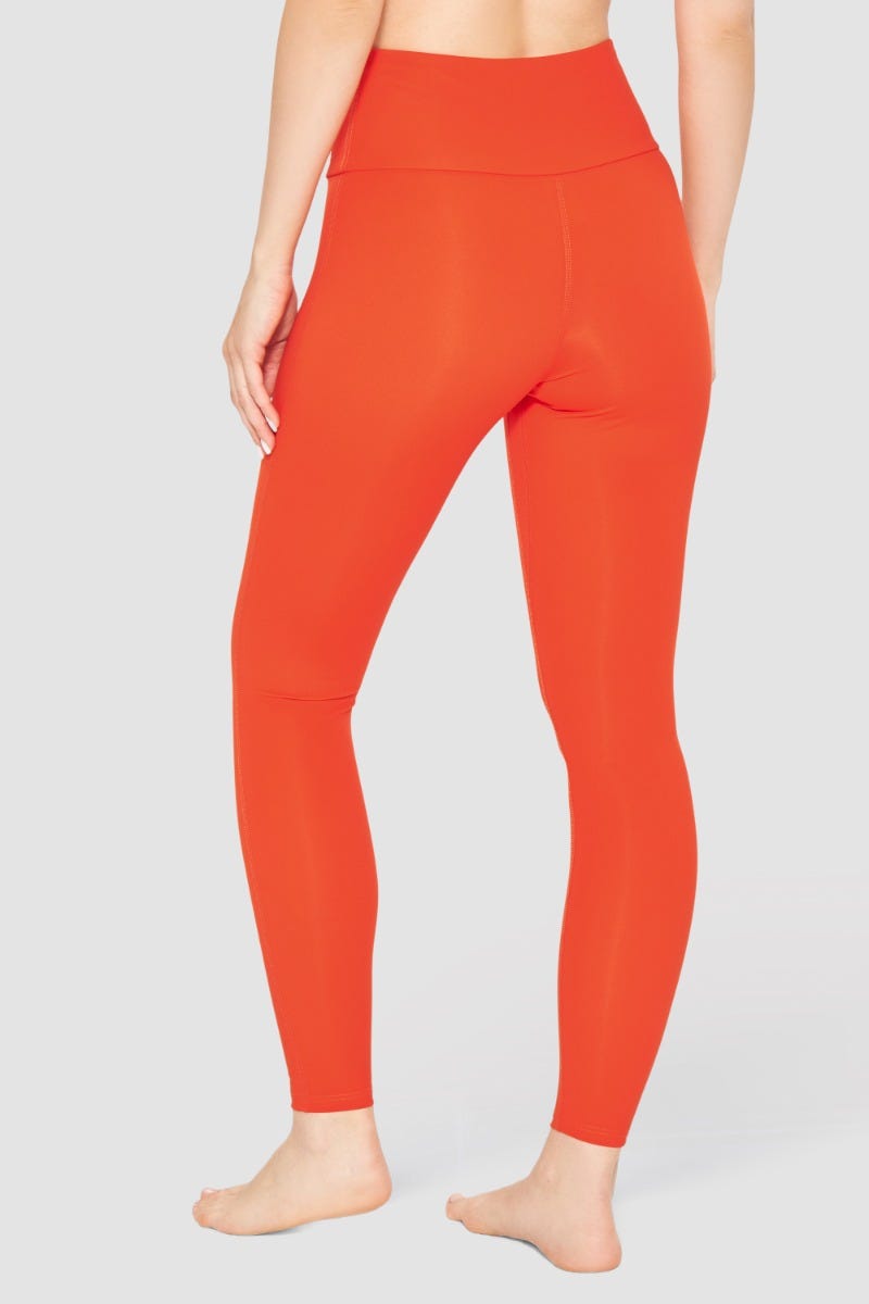 Rösch Y.U Yoga Leggings in Orange Sport Mix &amp; Match recycled Polyamid/Elasthan Exklusivangebot