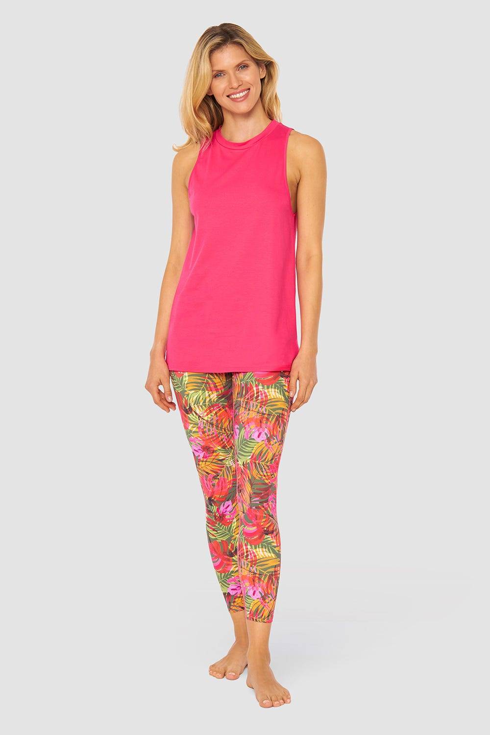 Rösch Y.U Yoga Top mit Schriftzug „just breathe“ Loungewear Sport Mix &amp; Match Baumwolle/ Elasthan Black Friday