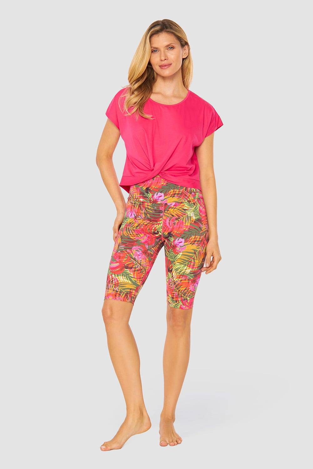 Rösch Y.U Yoga Shirt mit Knoten Loungewear Sport Mix &amp; Match Baumwolle/ Elasthan Cyber Monday