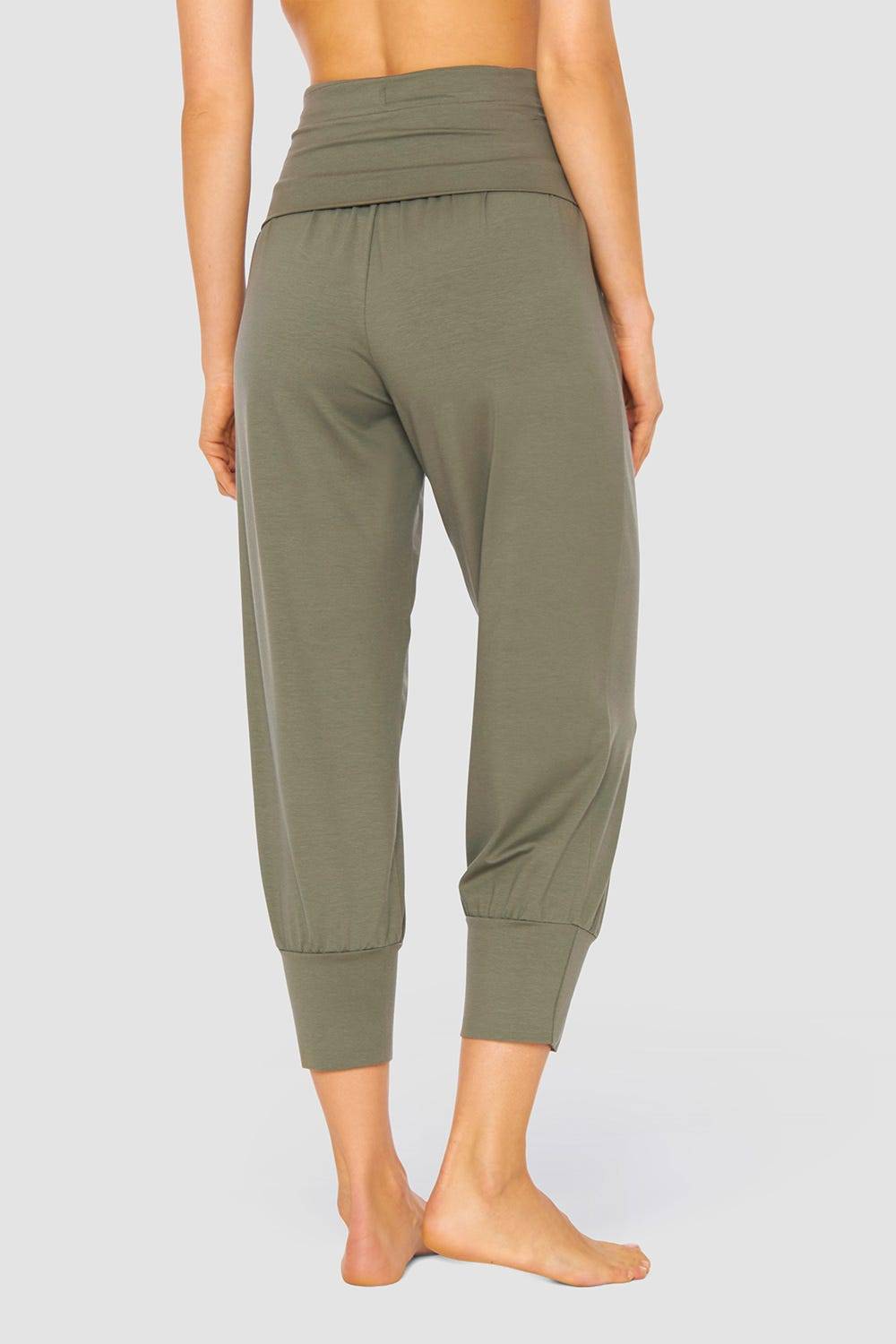 Rösch Y.U Yoga 7/8-Hose im Harem-Stil Loungewear Sport Mix &amp; Match Materialmix Osterangebot