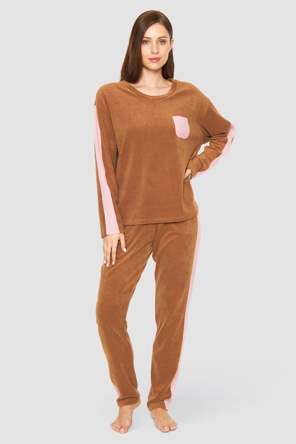 Rösch Shirt mit Kontrastdetails Frottee Baumwolle/Polyester Top Angebot