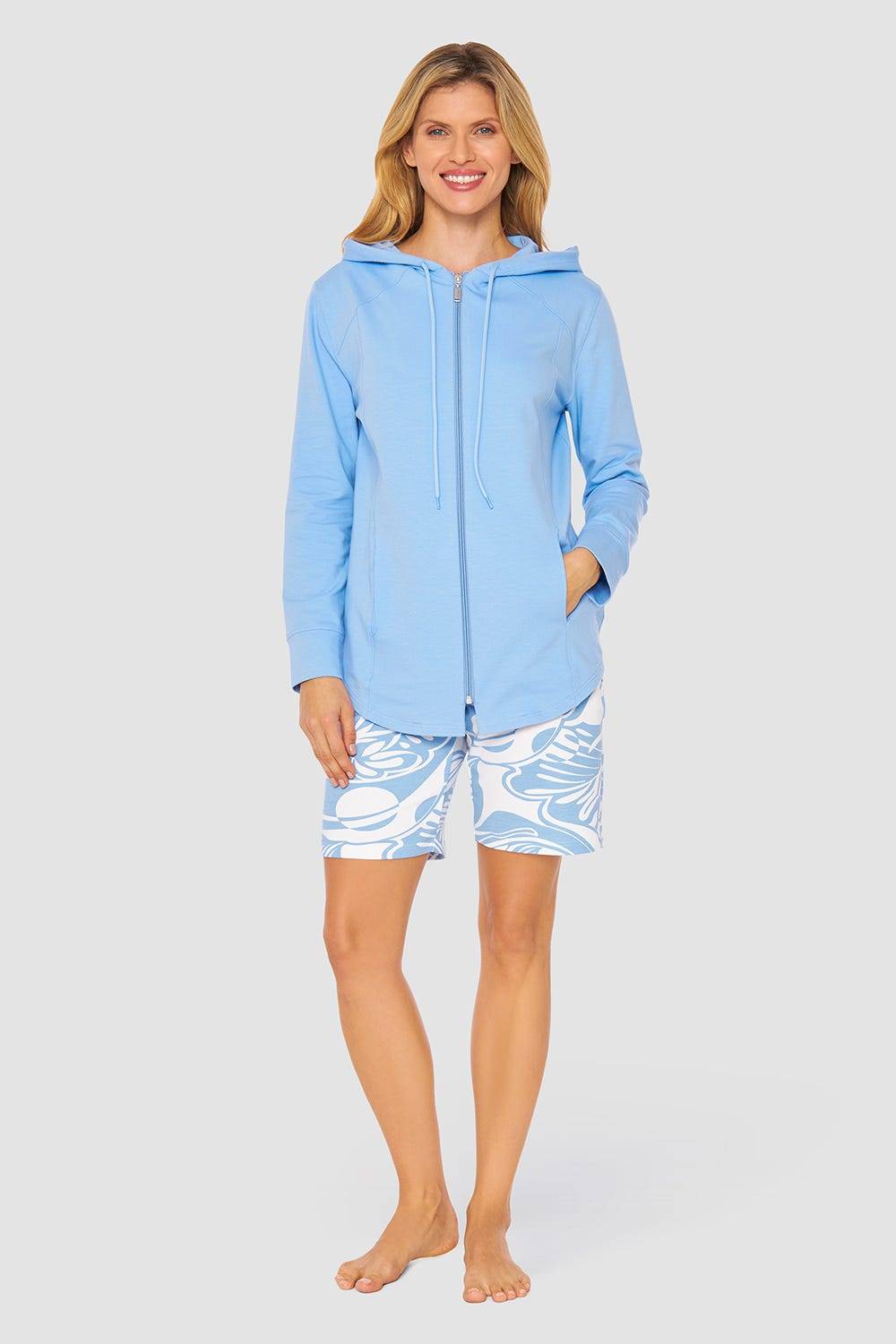 Rösch Jacke mit Kapuze und Reißverschluss Sweat Taschen Baumwolle/Elasthan Zeitbegrenzte Promotion