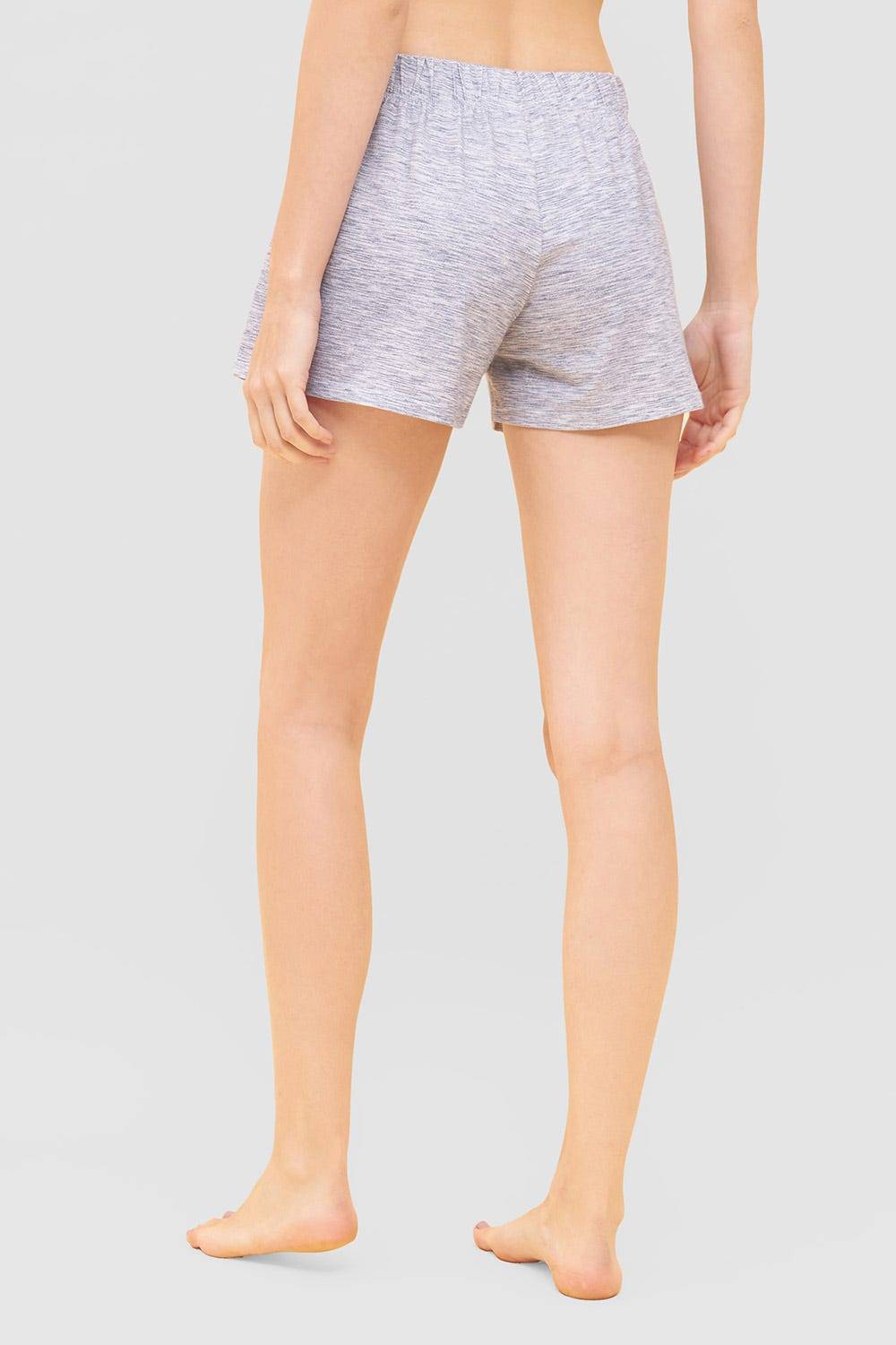 Rösch Shorts in blauer Melange-Optik kurze Hose Mix &amp; Match Bio-Baumwolle/Elasthan im Angebot