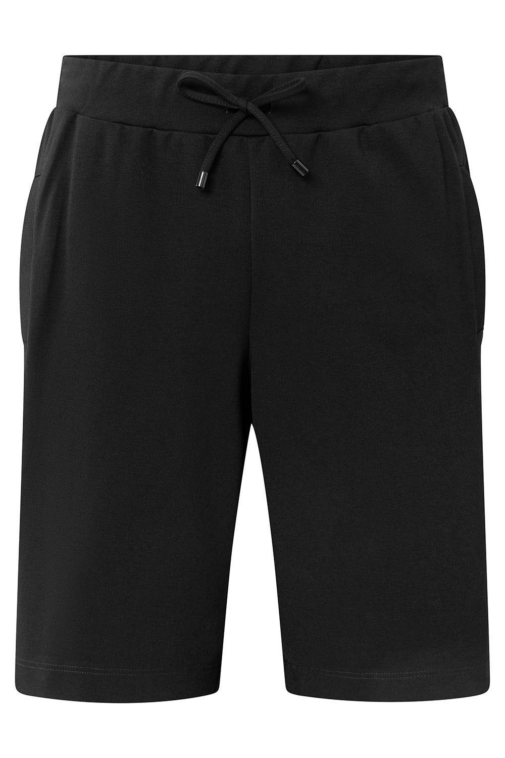 Rösch Herren Loungehose kurz mit Biese Jogginghose Lässig Materialmix Großer Ausverkauf