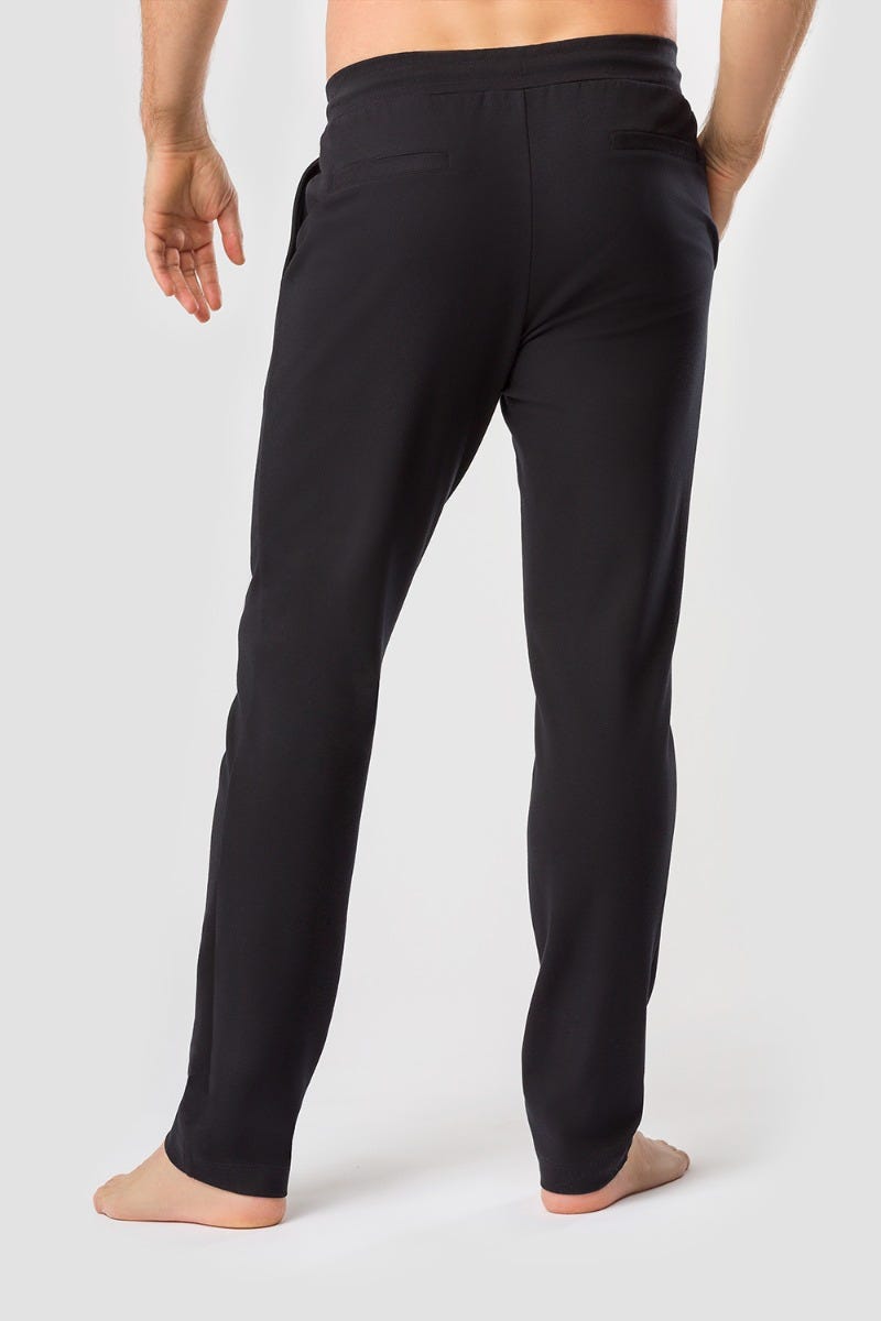 Rösch Herren Loungehose mit Biese Jogginghose Lässig Materialmix Online Shopping
