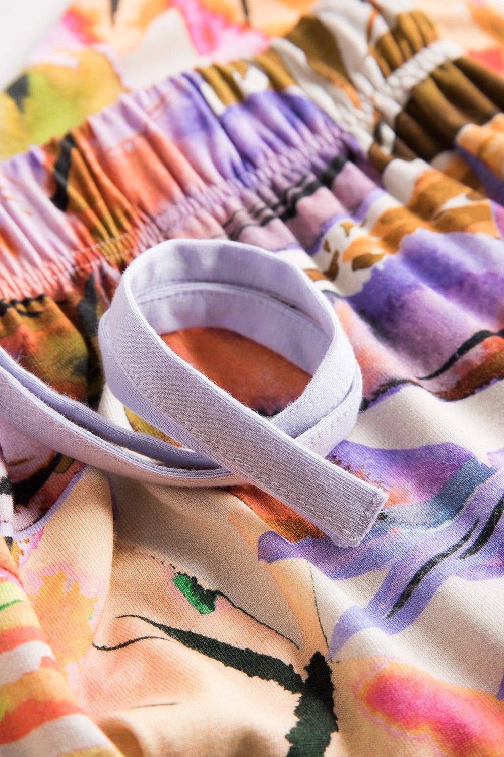 Rösch Bermuda im fröhlichen Blätter-Druck Bunt Sommer Mix &amp; Match Viskose/Elasthan Heißer Verkauf