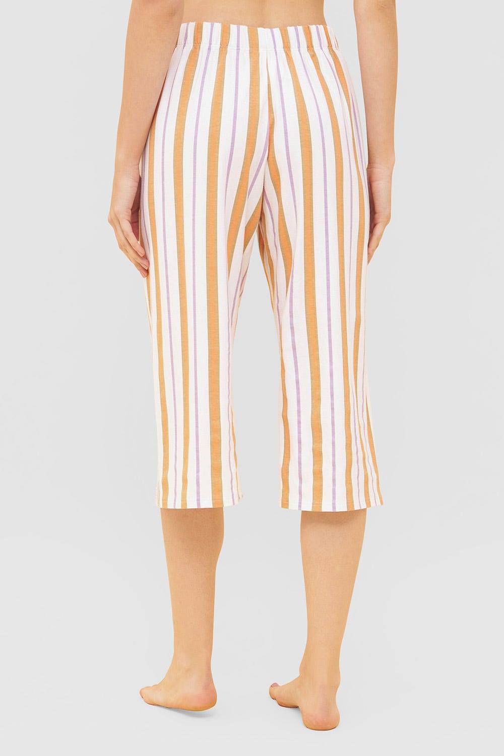 Rösch 3/4-Hose im Streifen-Design Culotte Sommer Baumwolle/Elasthan Blitzangebot