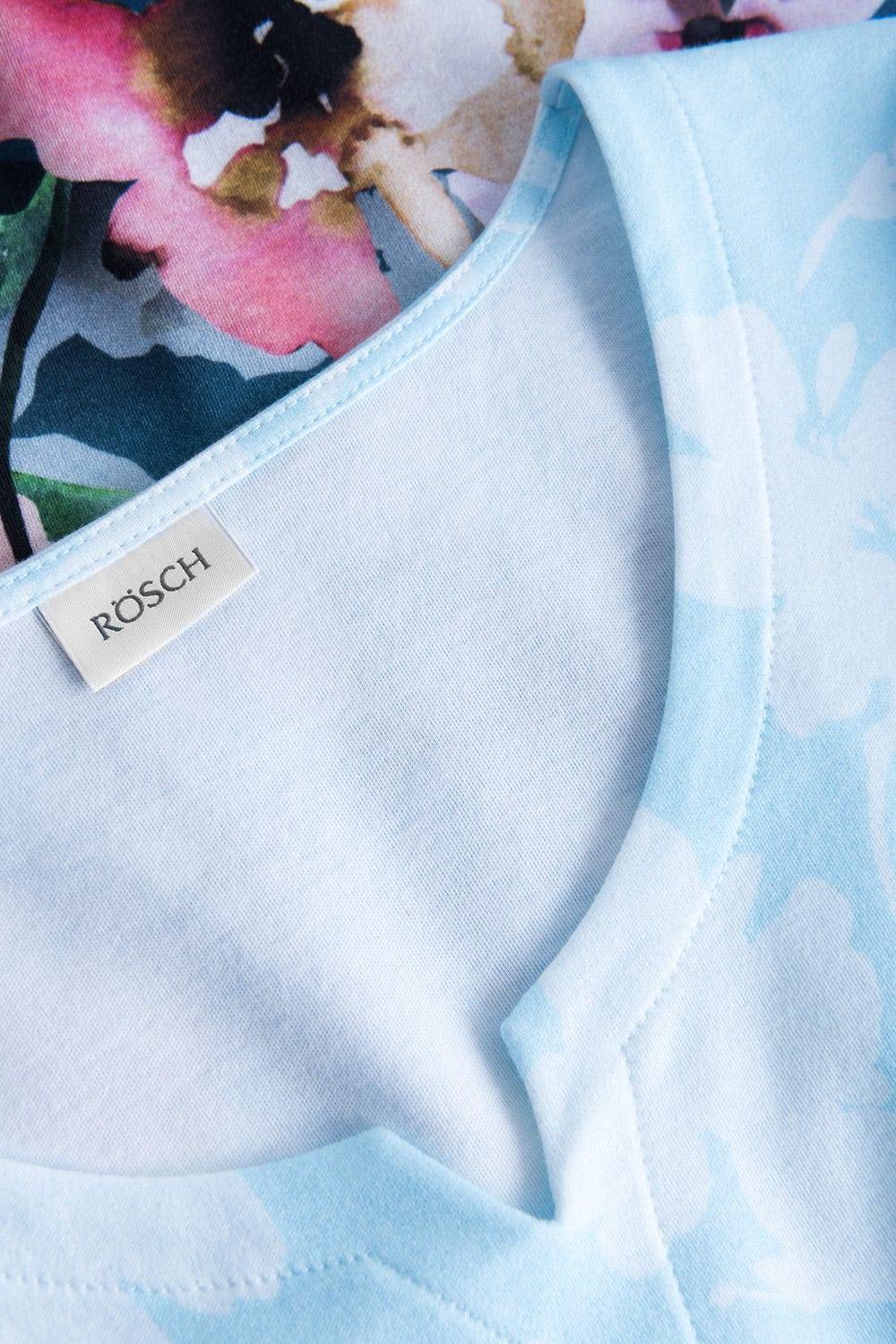 Rösch Nachtkleid mit platziertem Druck Kurzarm Baumwolle/Modal Begrenzte Freigabe
