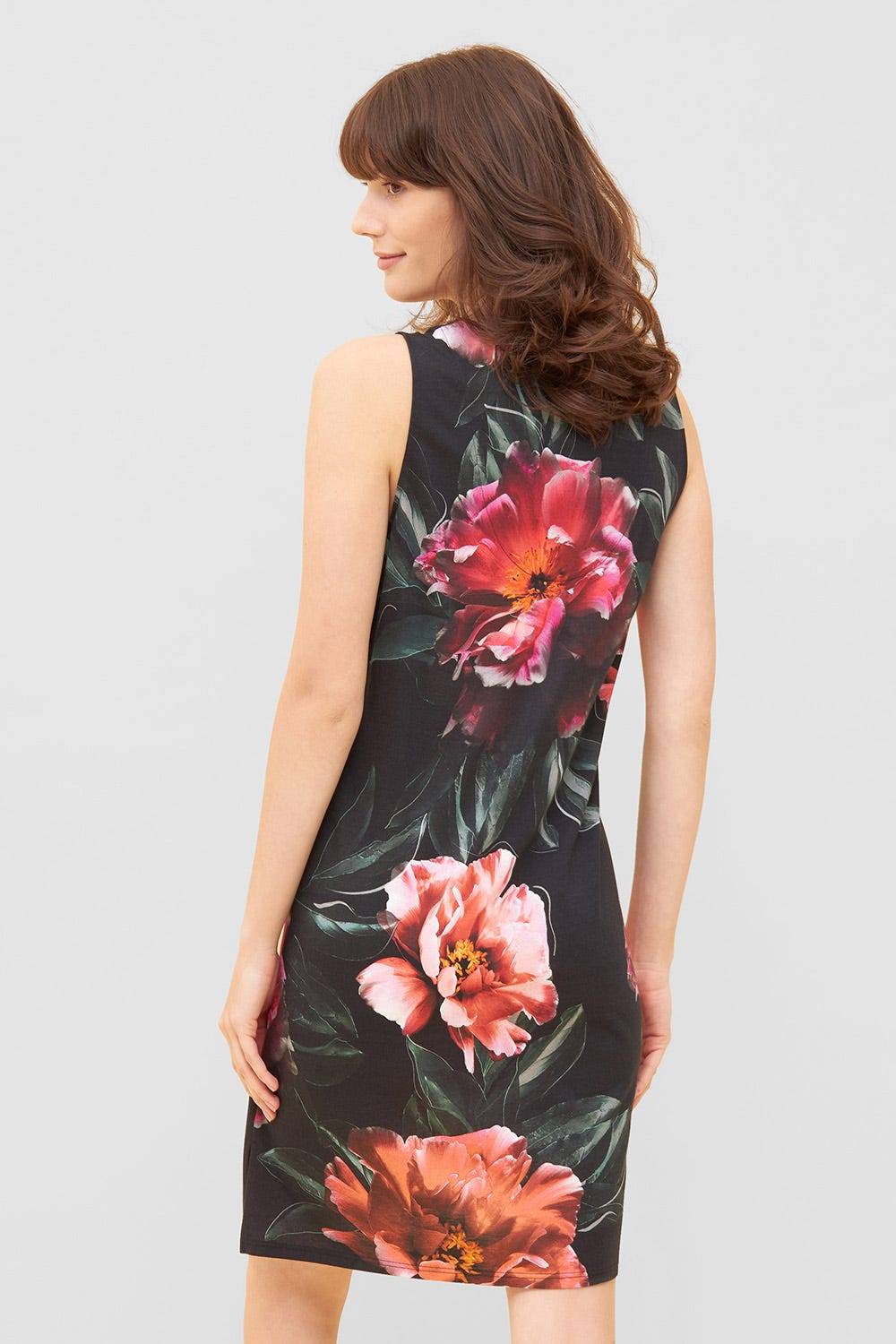 Rösch Nachtkleid im eleganten Blumendruck V-Ausschnitt Ärmellos Baumwolle/Modal Rabatte dieses Monats