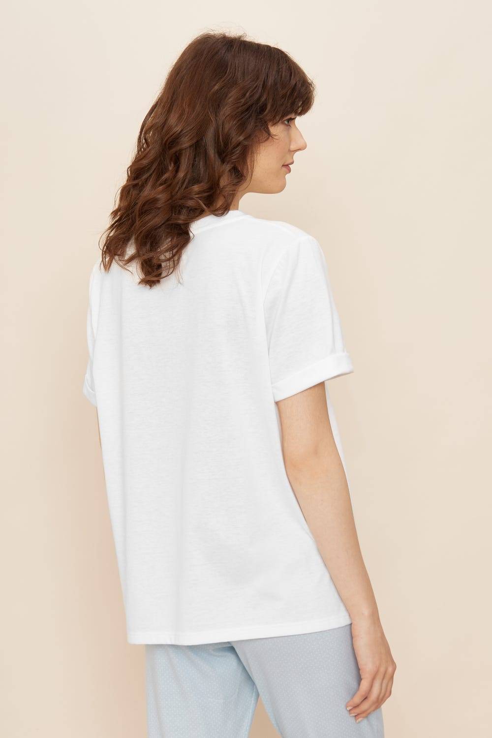 Rösch T-Shirt mit Schriftzug &quot;Save our home&quot; Mix und Match 100% Baumwolle Hotsell