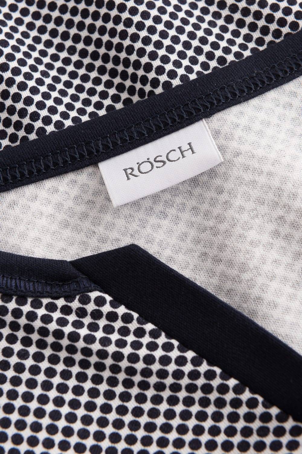 Rösch Nachthemd im Punktedruck dezent pastellfarben 100% Baumwolle Flash Sale