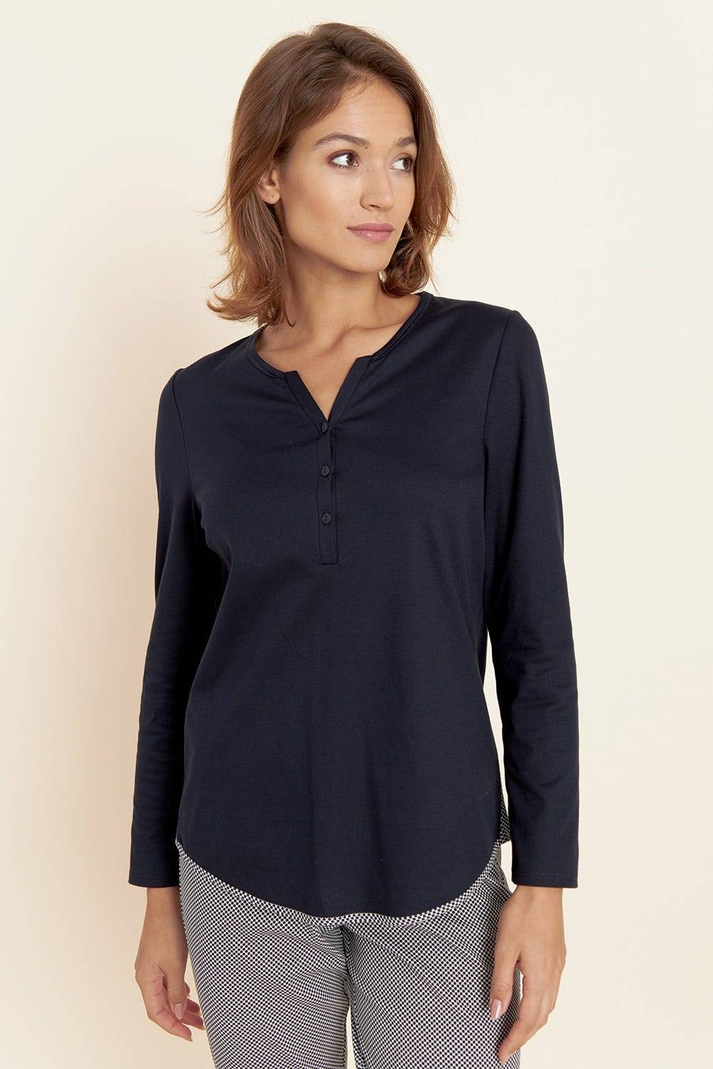 Rösch Pyjama mit Punktedruck dezent pastellfarben 100% Baumwolle Online Shopping
