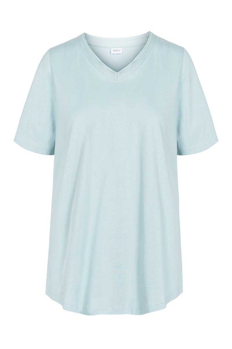Rösch Basic T-Shirt mit Zierstichen Pyjamashirt Mix &amp; Match 1884801 Black Friday