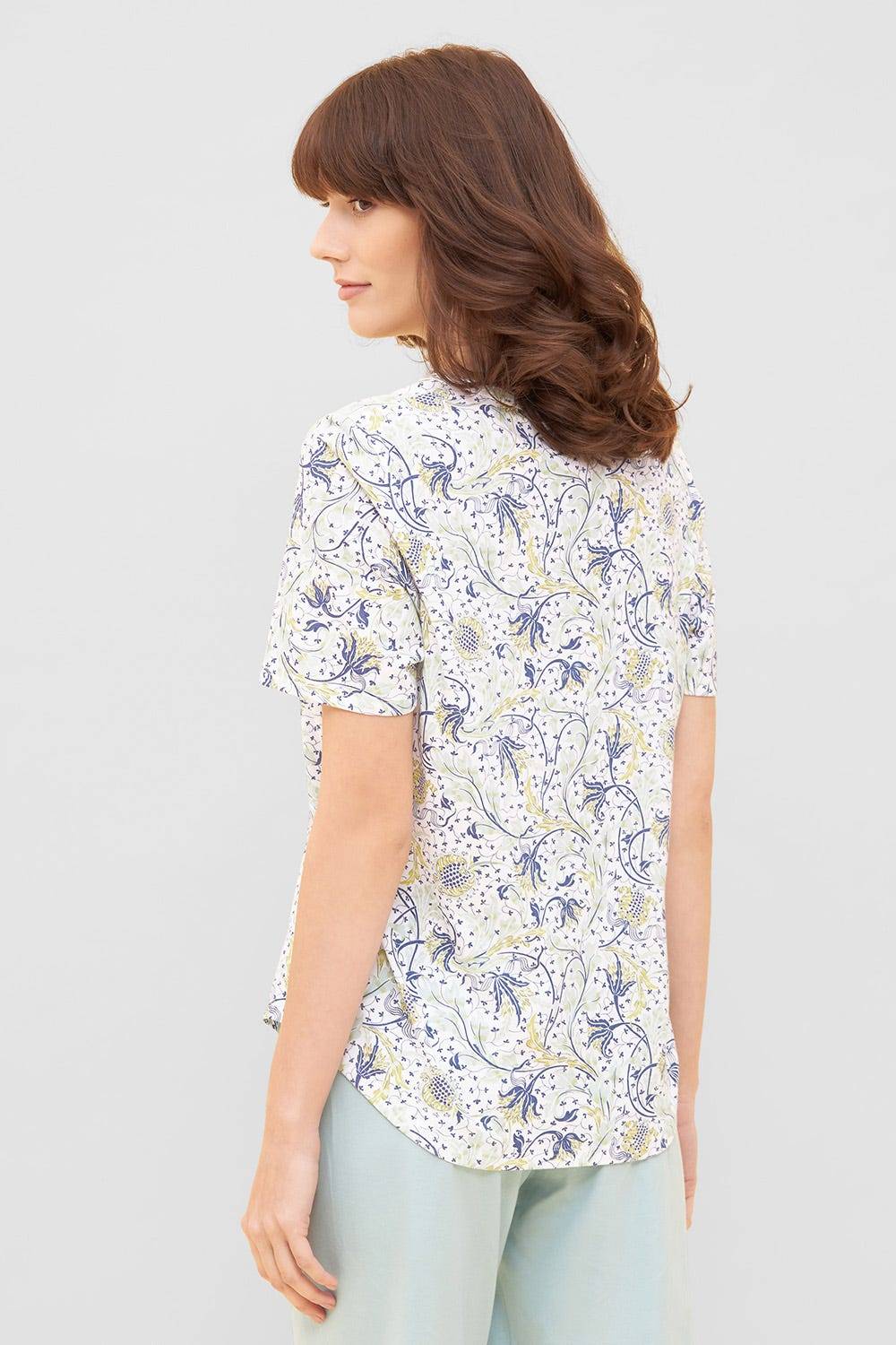 Rösch Basic T-Shirt Kurzarm im floralen Ornament-Print Mix &amp; Match 1884807 Cyber Monday