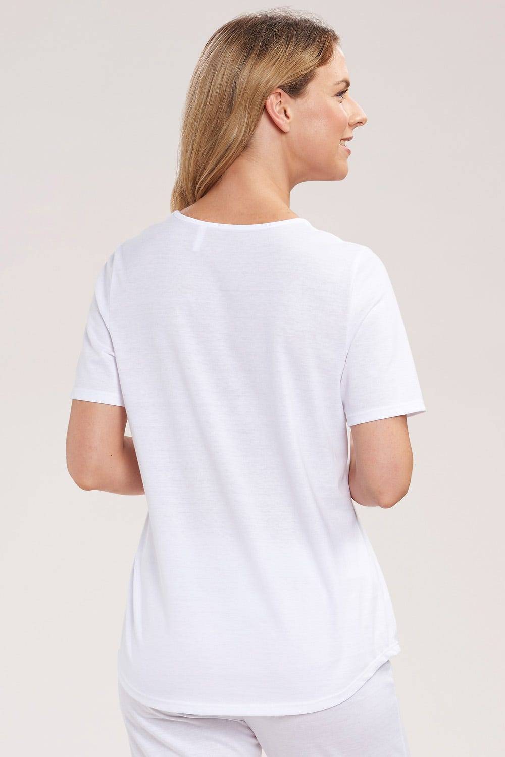 Rösch T-Shirt mit dezenter Spitzenborte Neueste Mode