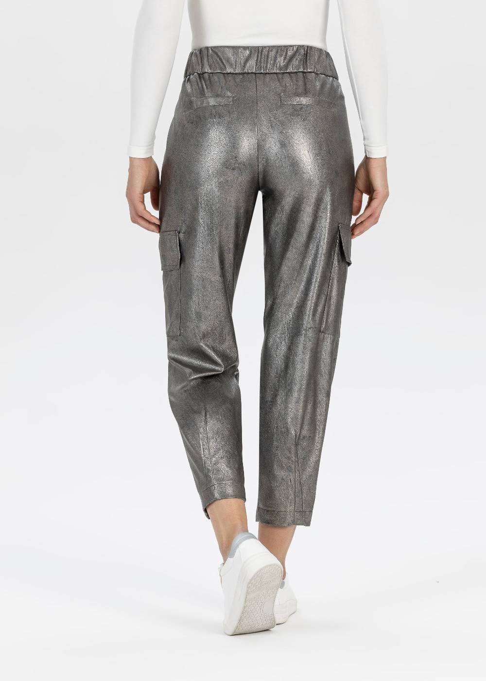 Stehmann Cargohose Rosalyn in Eco-Leather Preisnachlass