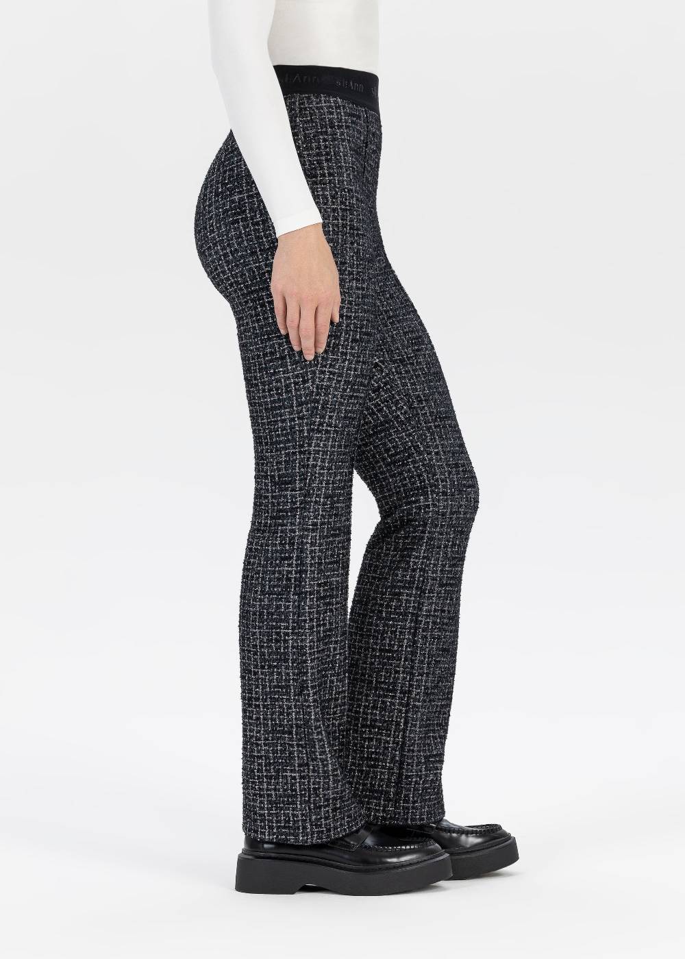 Stehmann Hose Pernille in Foiled Bouclé Qualität Weihnachtsangebot