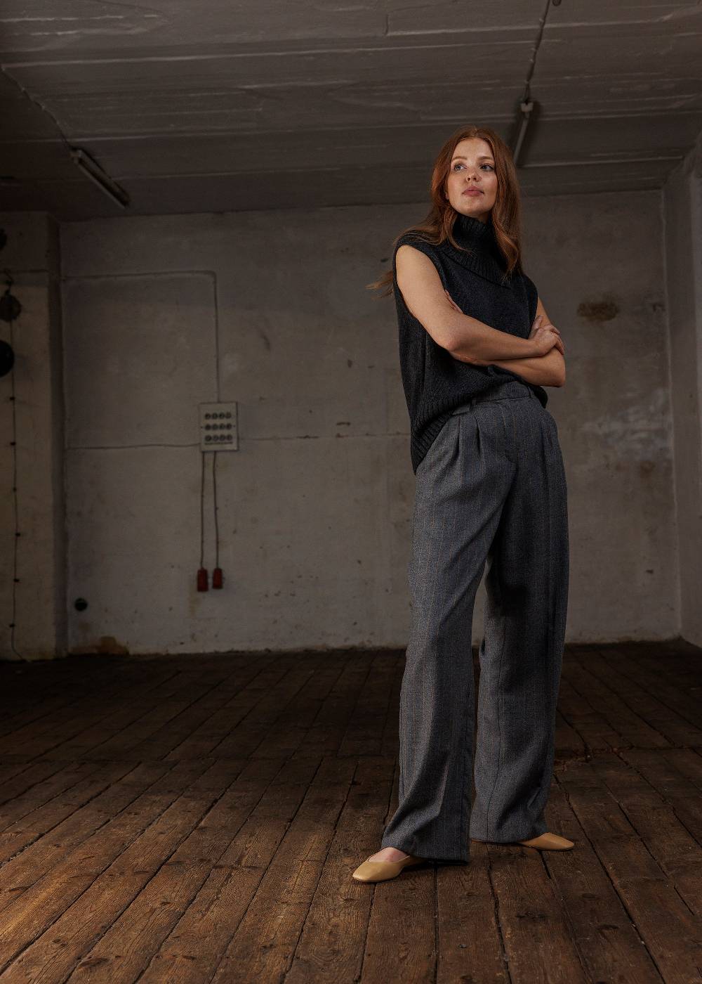 Stehmann Relaxed Hose Jeannie mit Nadelstreifen Valentinstagsangebot