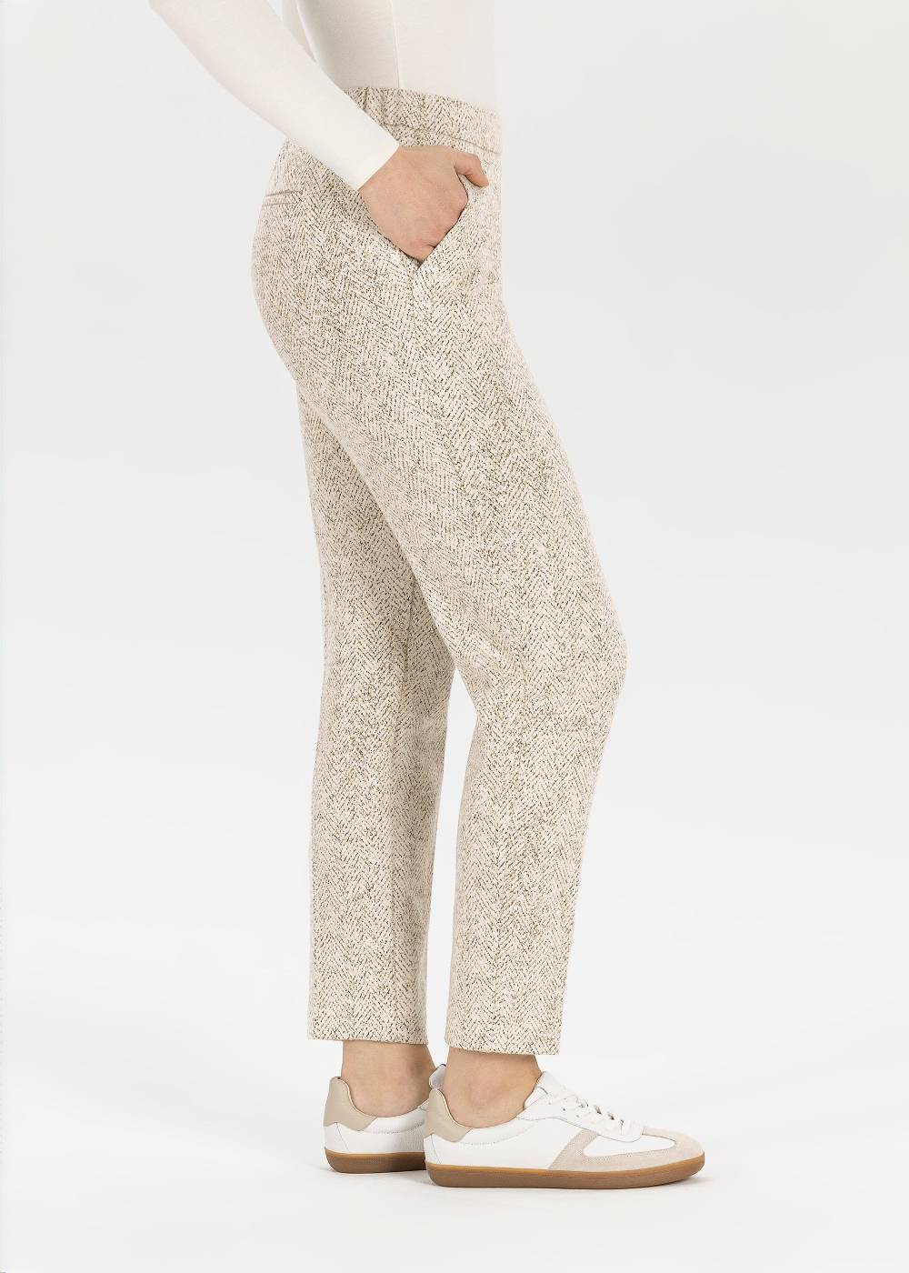 Stehmann Jogpants Messing in Stretch Qualität Saisonale Angebote