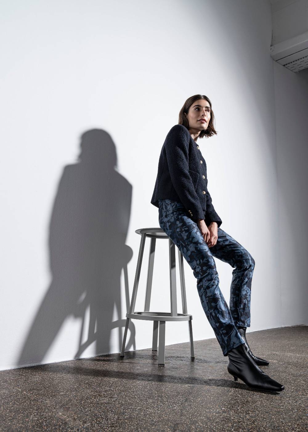 Stehmann 5-Pocket Mellina in Denim-Print Qualität Tägliche Deals