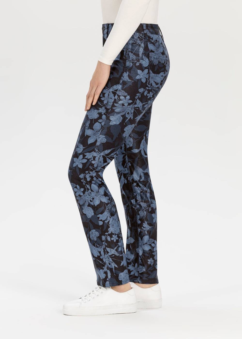 Stehmann 5-Pocket Mellina in Denim-Print Qualität Tägliche Deals
