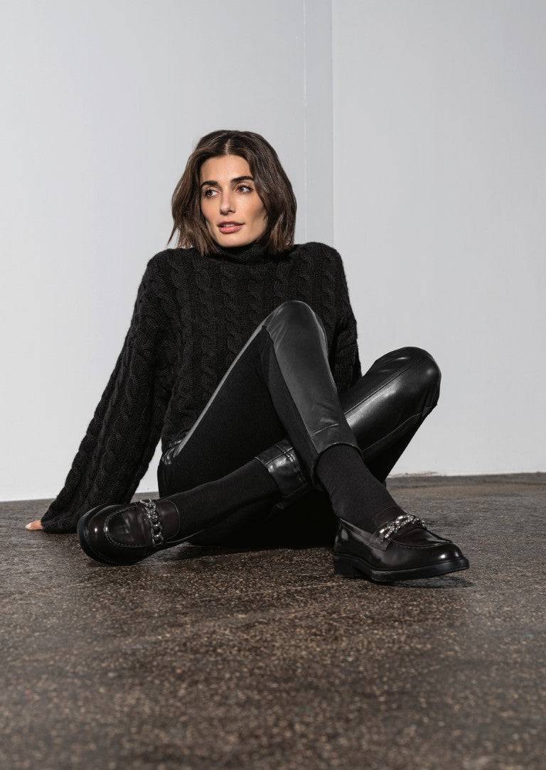 Stehmann Stretchhose Imilia mit Lederimitat Bis zu 65% Rabatt