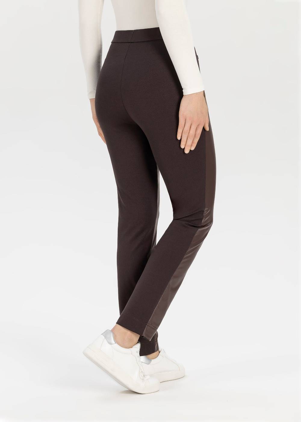 Stehmann Stretchhose Imilia mit Lederimitat Nur für heute