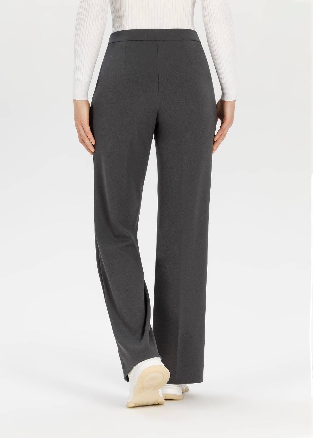 Stehmann Hose Hillda in Scuba Crepe mit weitem Bein Discount Store für neue Produkte