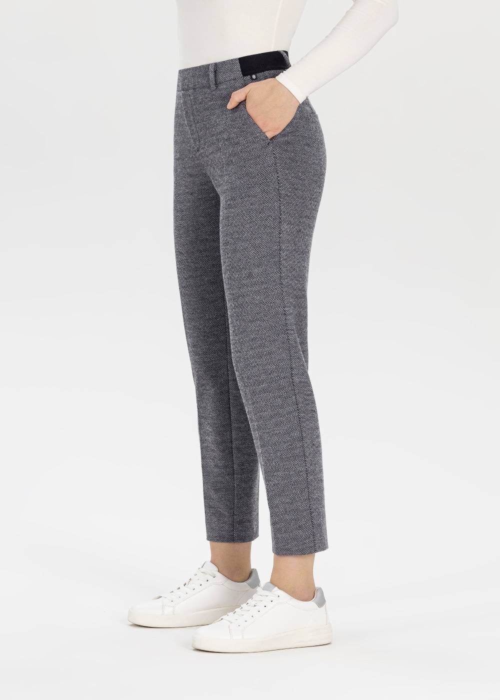Stehmann 7/8-Hose Fluor in Herringbone Jersey Super Rabatt