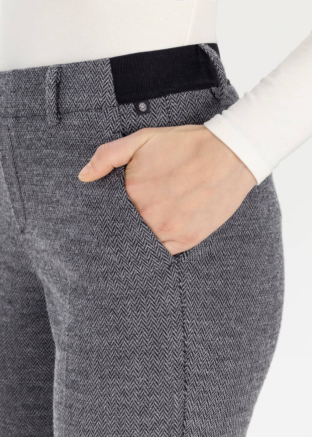Stehmann 7/8-Hose Fluor in Herringbone Jersey Super Rabatt