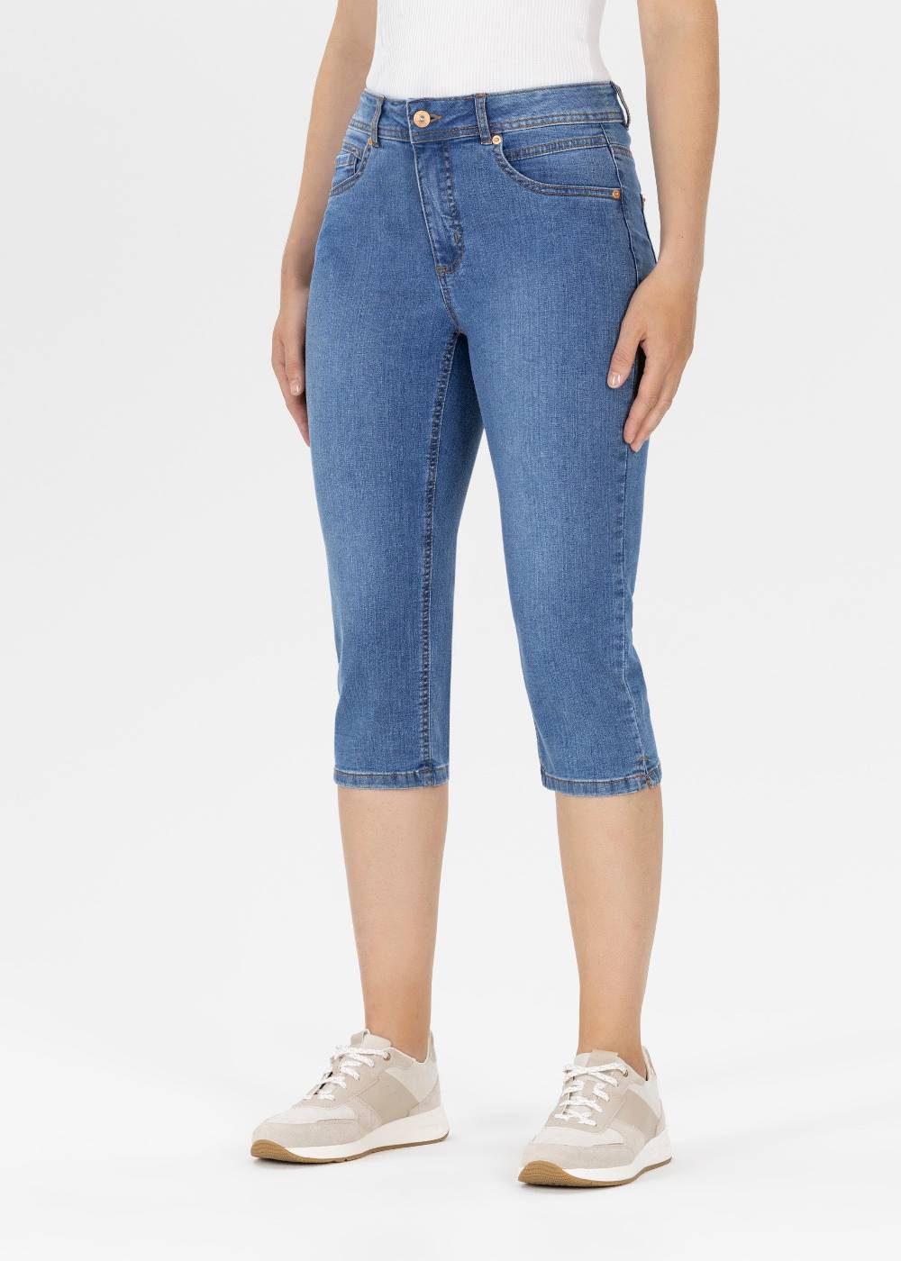 Stehmann Caprihose Mellina in Powerstretch-Denim Auslauf