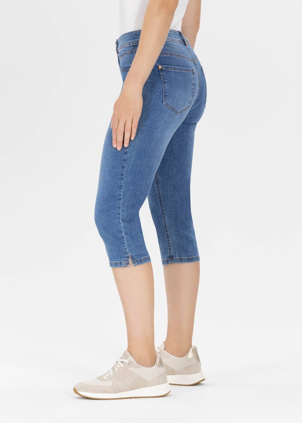 Stehmann Caprihose Mellina in Powerstretch-Denim Auslauf
