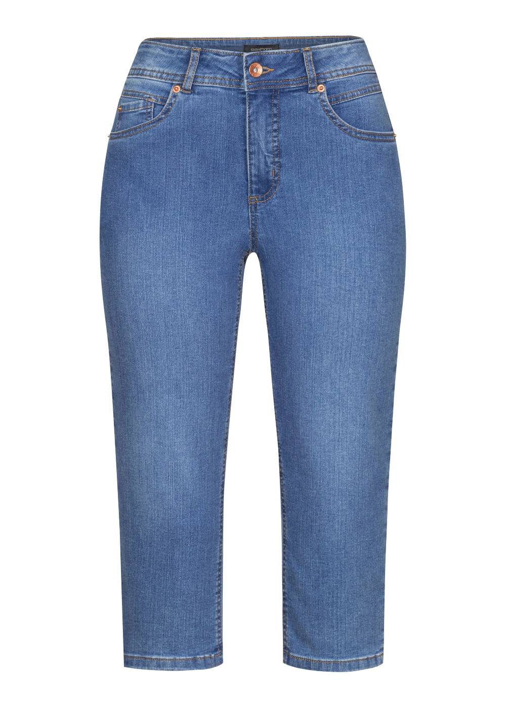 Stehmann Caprihose Mellina in Powerstretch-Denim Auslauf