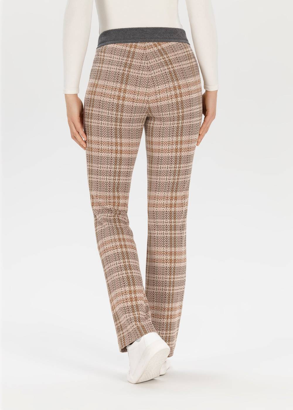 Stehmann Hose Pernille in Check Jersey Qualität im Angebot