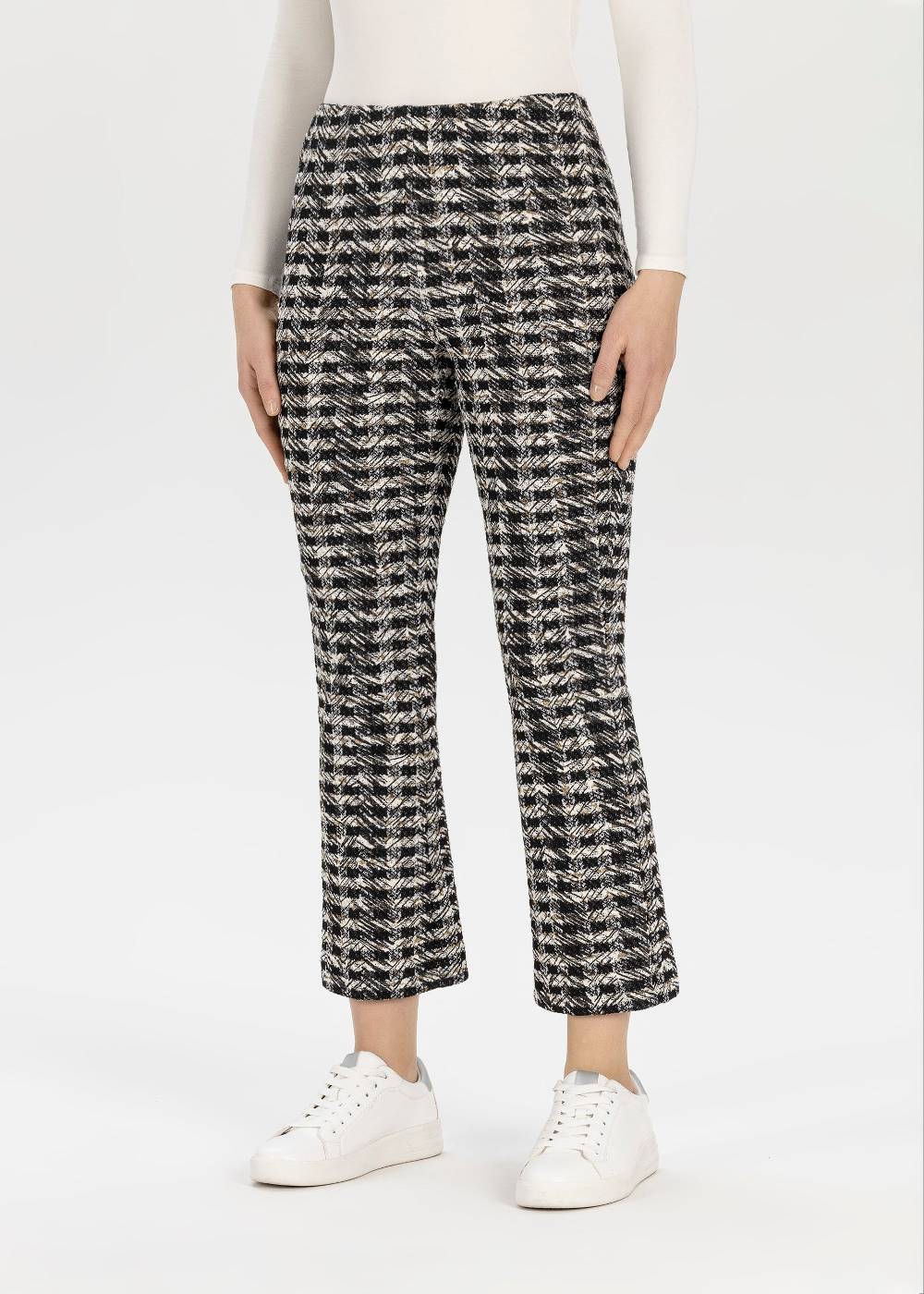 Stehmann 6/8-Hose Giselle in Bouclé Jersey Fabrikverkauf