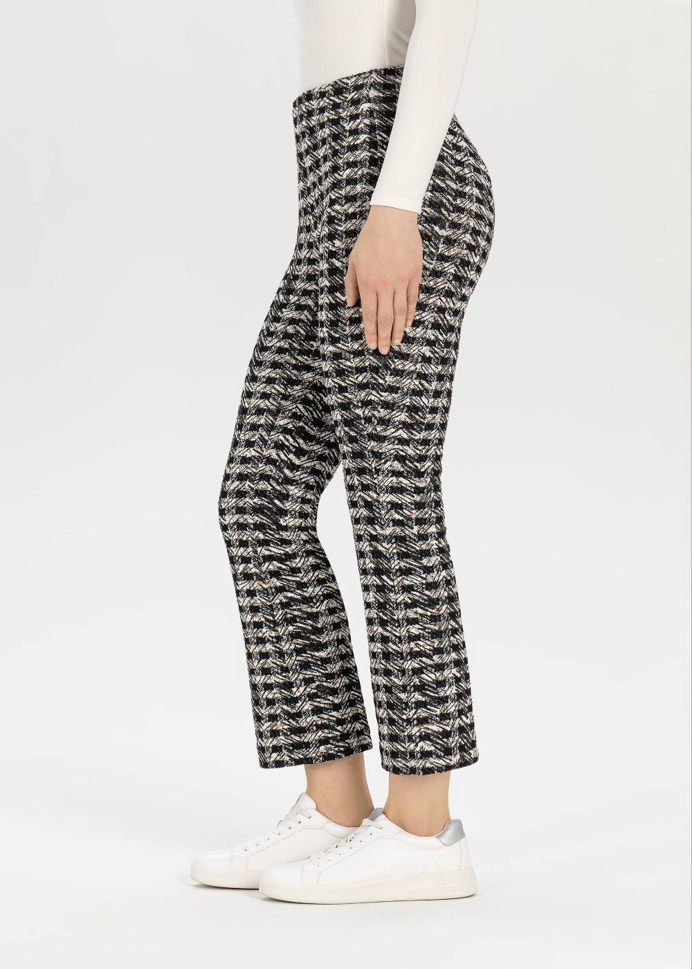 Stehmann 6/8-Hose Giselle in Bouclé Jersey Fabrikverkauf