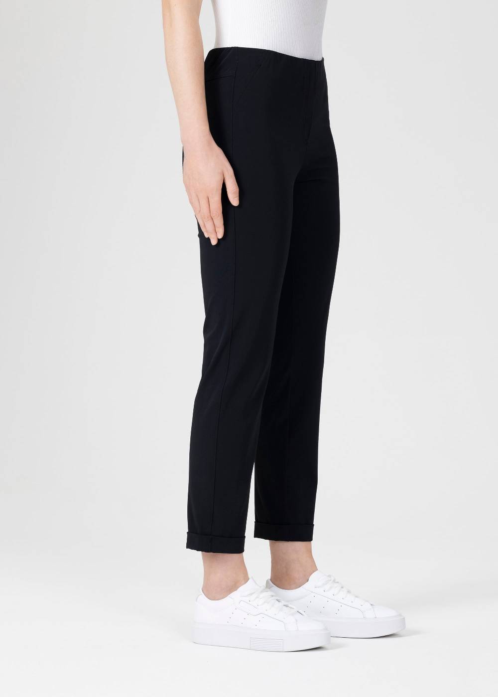 Stehmann 6/8-Hose Sylvia aus HighTec Baumwolle Fabrik Onlineshop