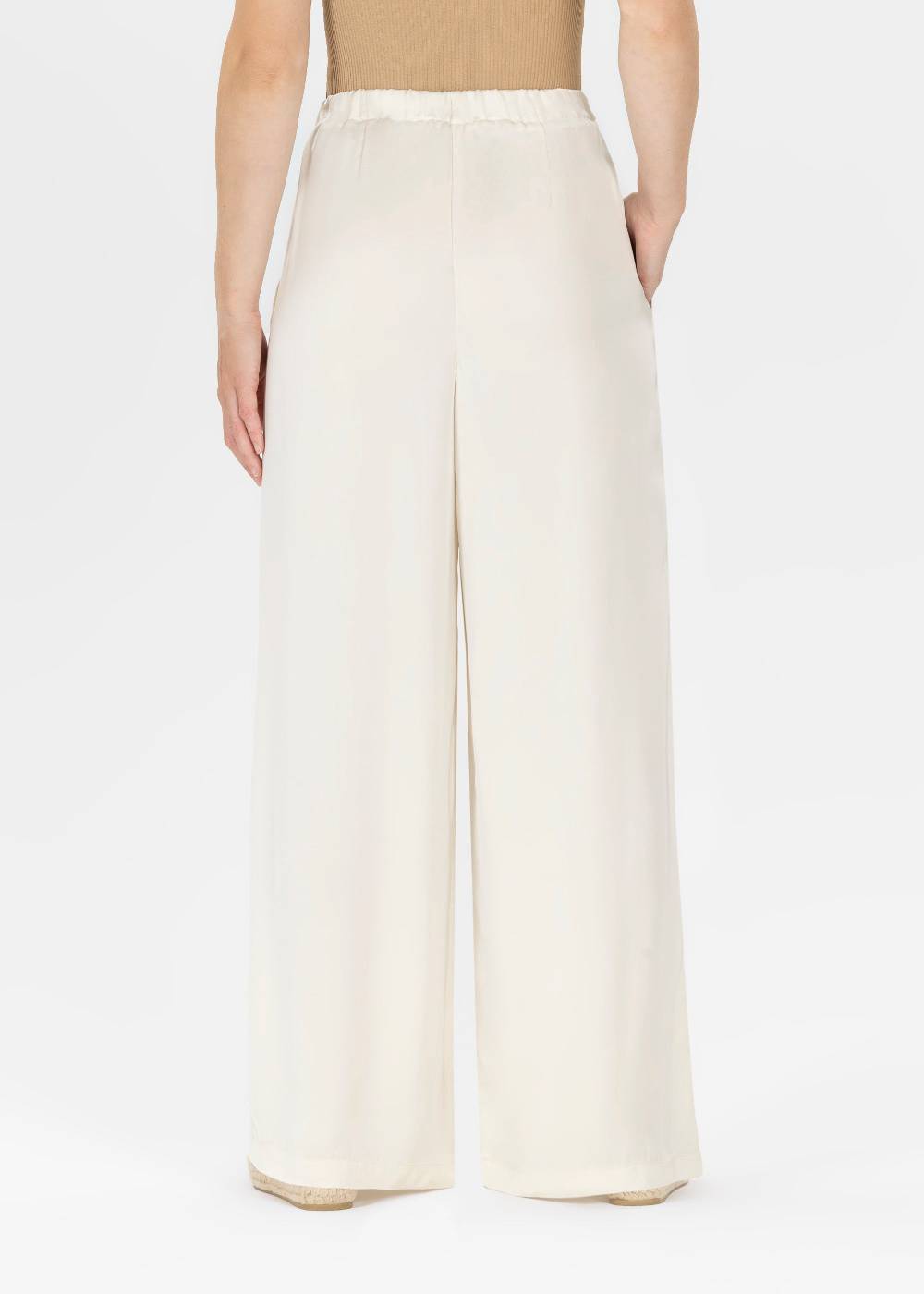Stehmann Relaxed Hose Frencis in Satin Neueste Mode
