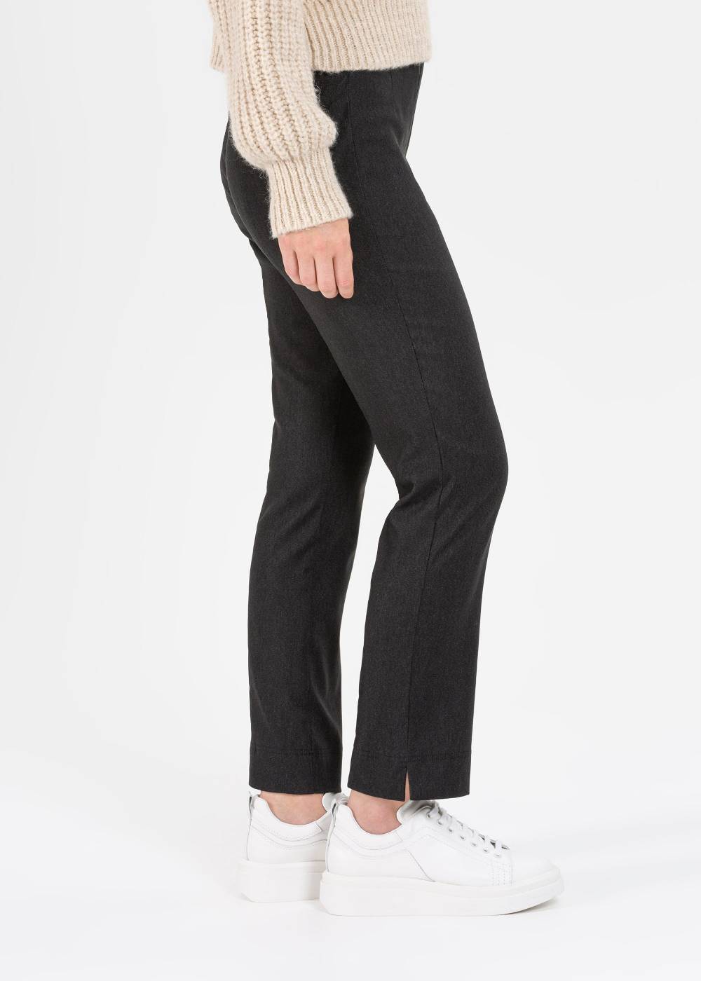 Stehmann Stretchhose Ina Melange in Knöchellänge Tägliche Deals