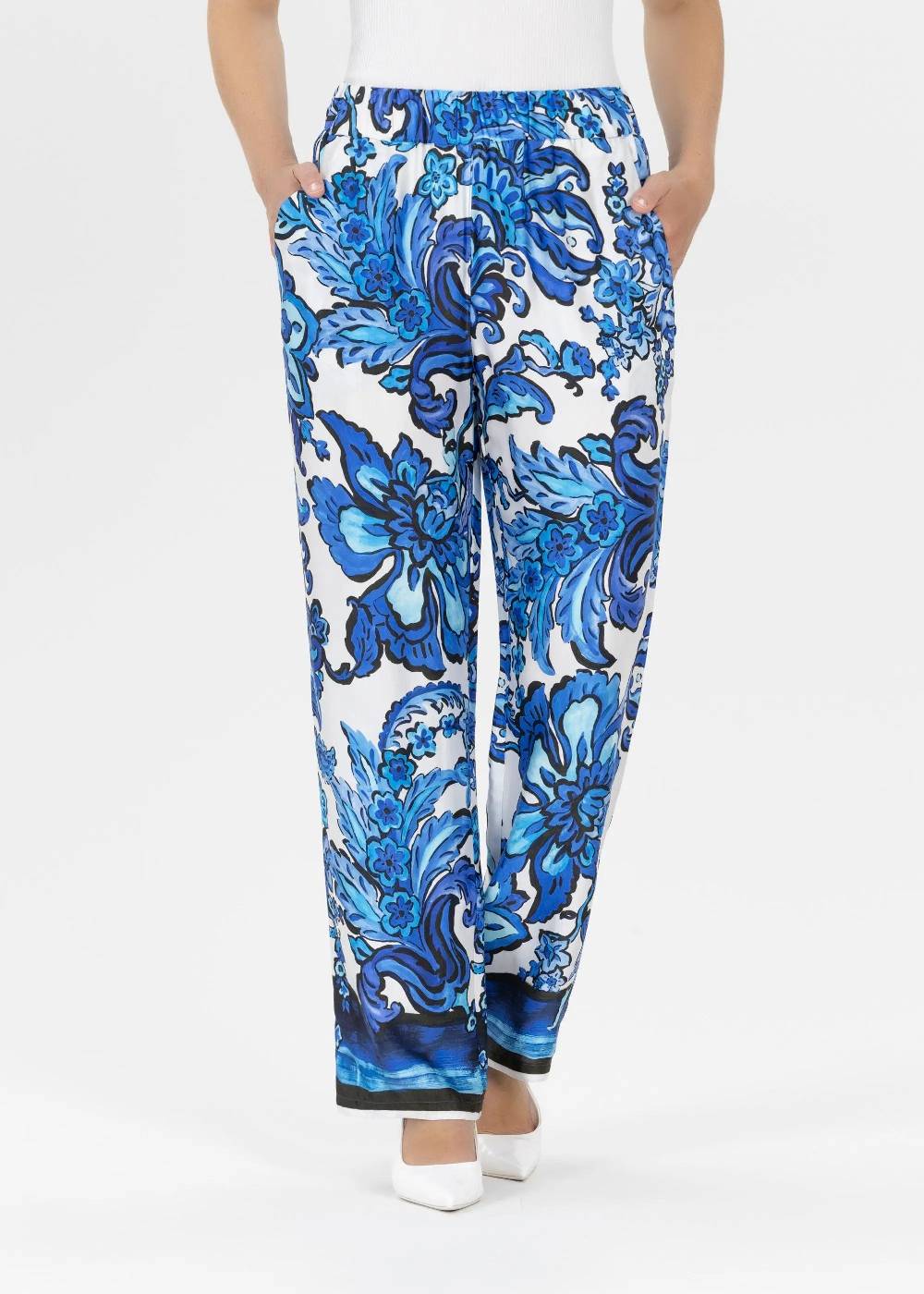 Stehmann 7/8-Hose Frauke mit Blumenprint 50% Rabatt mit kostenlosem Versand
